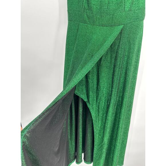 Bbonlinedress Women's Sequins Sparkling Maxi Glitter Long Split  Dress XL - Picture 10 of 11